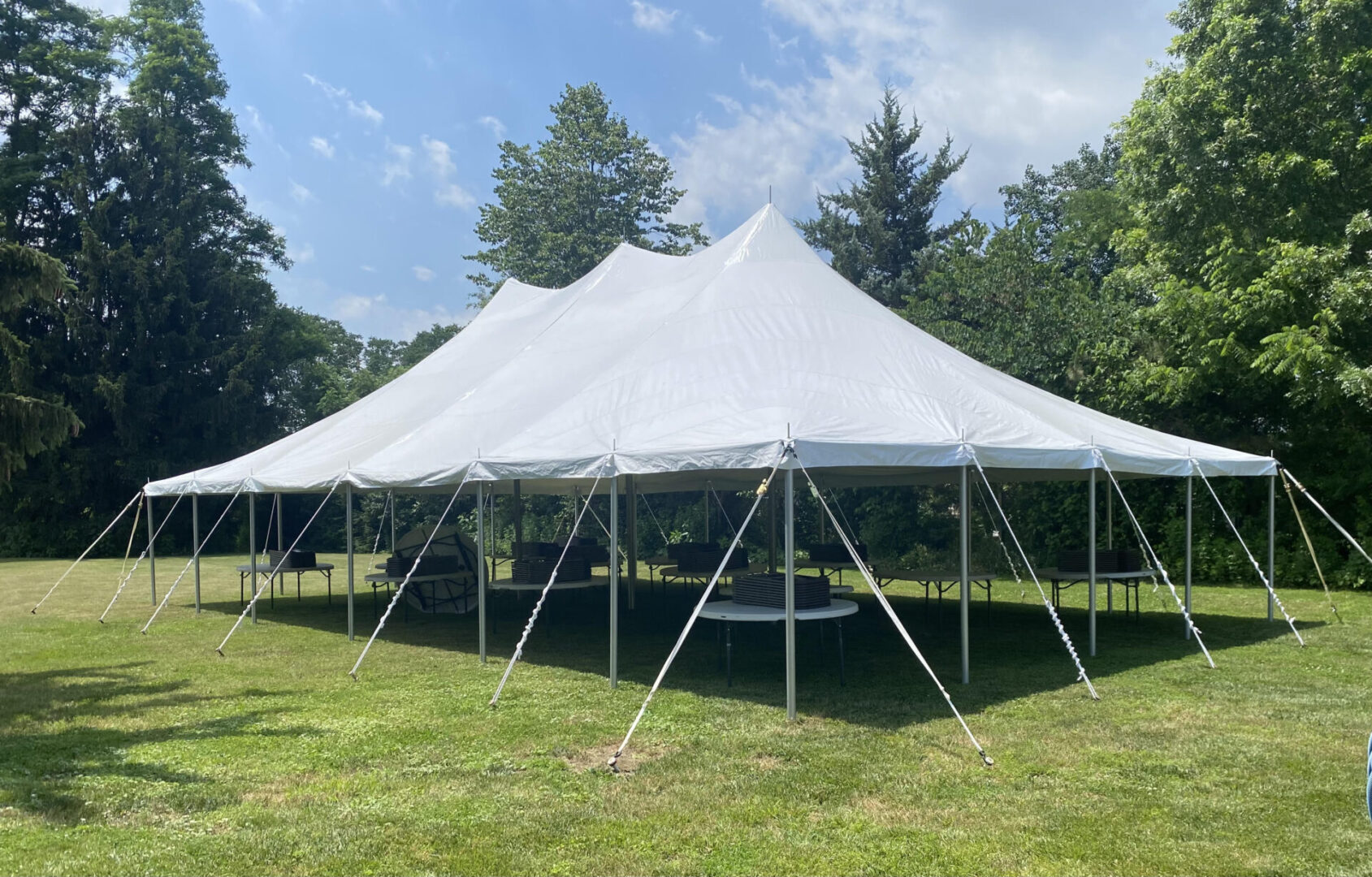 30 x 50 pole tent