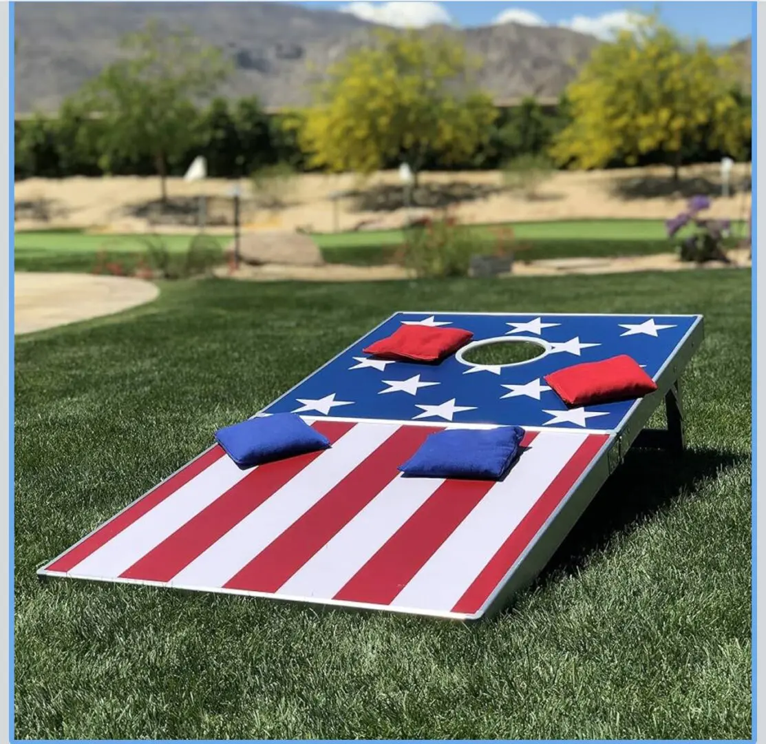 Cornhole- flag cornhole 1